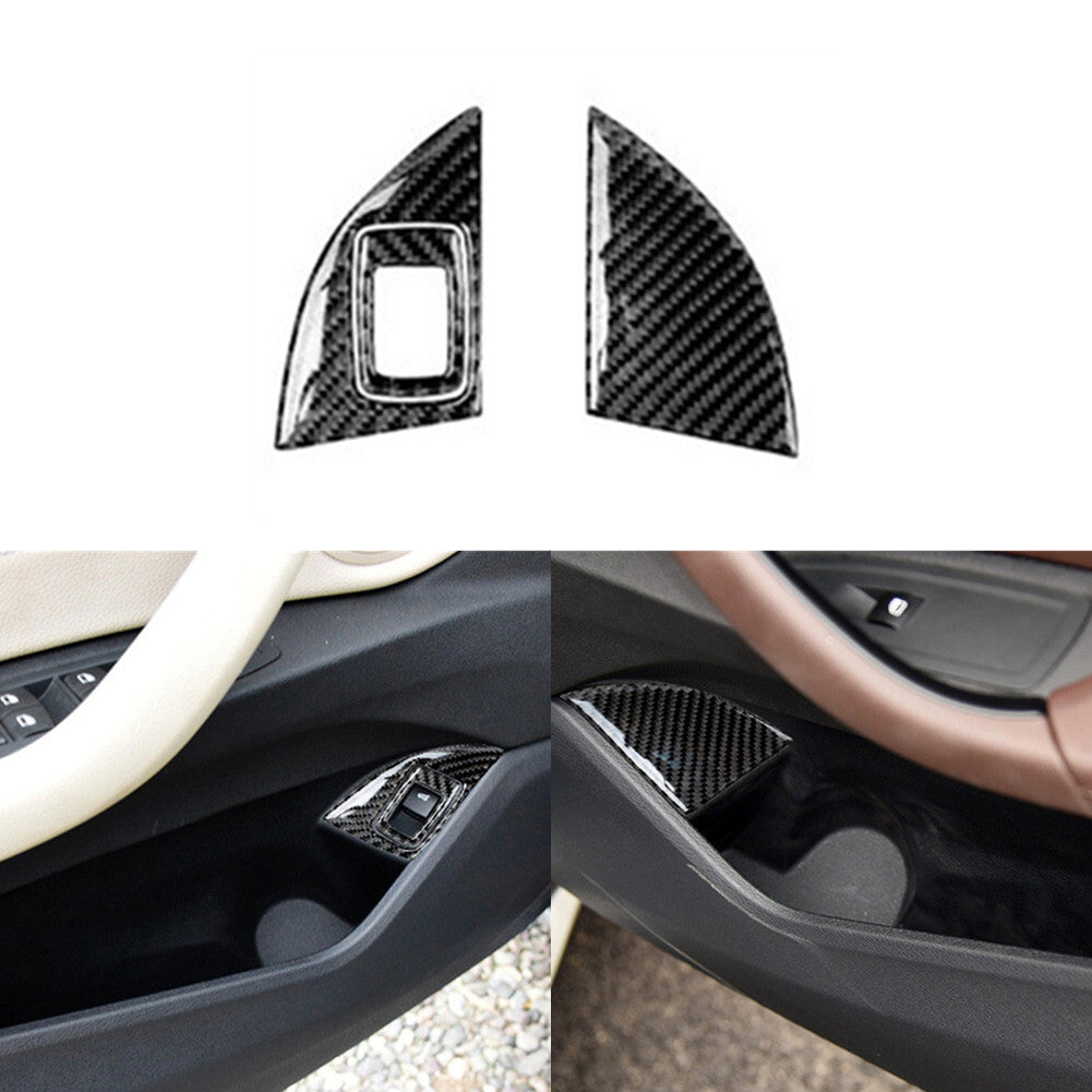 3 x carbon fiber stem release trim for BMW X1 F48 2016-2018