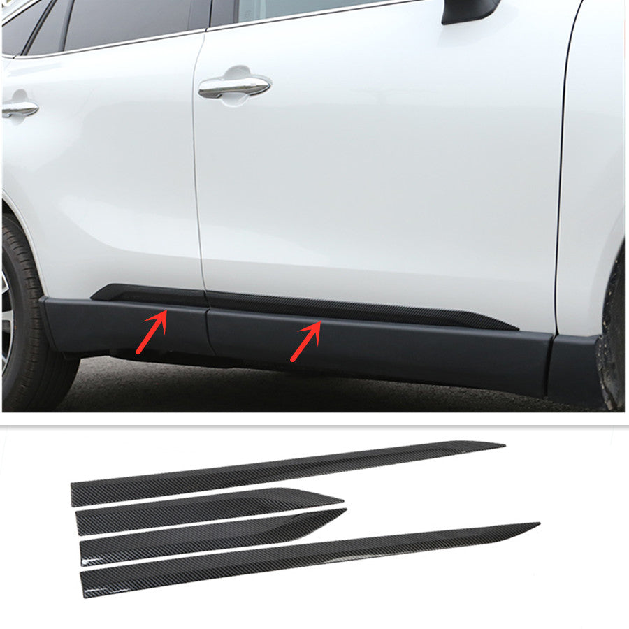 6P Gloss Black Outer Window BC-Pillar Panel Decor For Escape Kuga 2020-2023 v