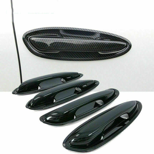 12P for Lexus ES350 300h 2019-2022 Carbon Fiber Door handleDoor Bowl Trim Cover