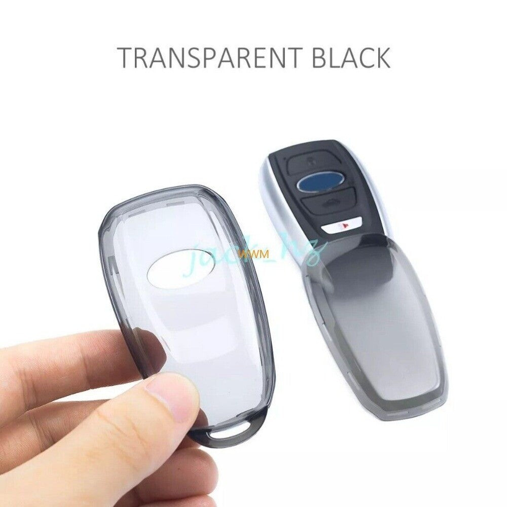 1Black Transparent Car Key Fob Case Cover for Subaru Forester Crosstrek Impreza n
