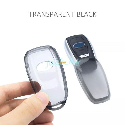 1Black Transparent Car Key Fob Case Cover for Subaru Forester Crosstrek Impreza n