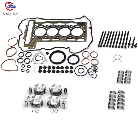 Engine Overhaul Rebuild Pistons Kit Main Bearings SetCrankshaft for Mini Cooper