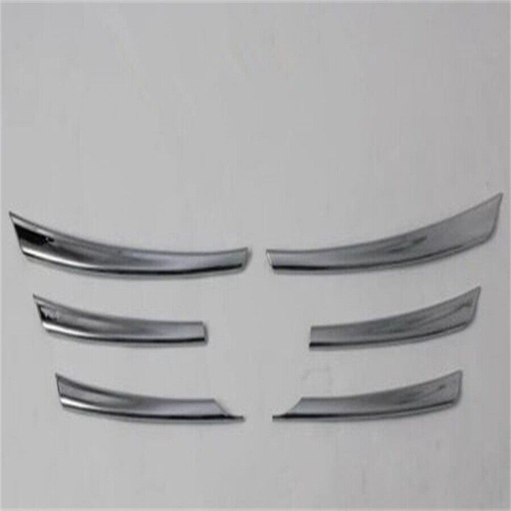 Chrome Front Grille Cover Trims Set 6pcs For VERSA SEDAN 2015-2018 New n