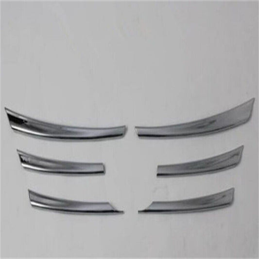 Chrome Front Grille Cover Trims Set 6pcs For VERSA SEDAN 2015-2018 New n