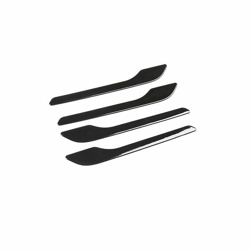 Gloss Black Exterior Side Door Handle Cover Trim Fit For Model 3 2018-21 n