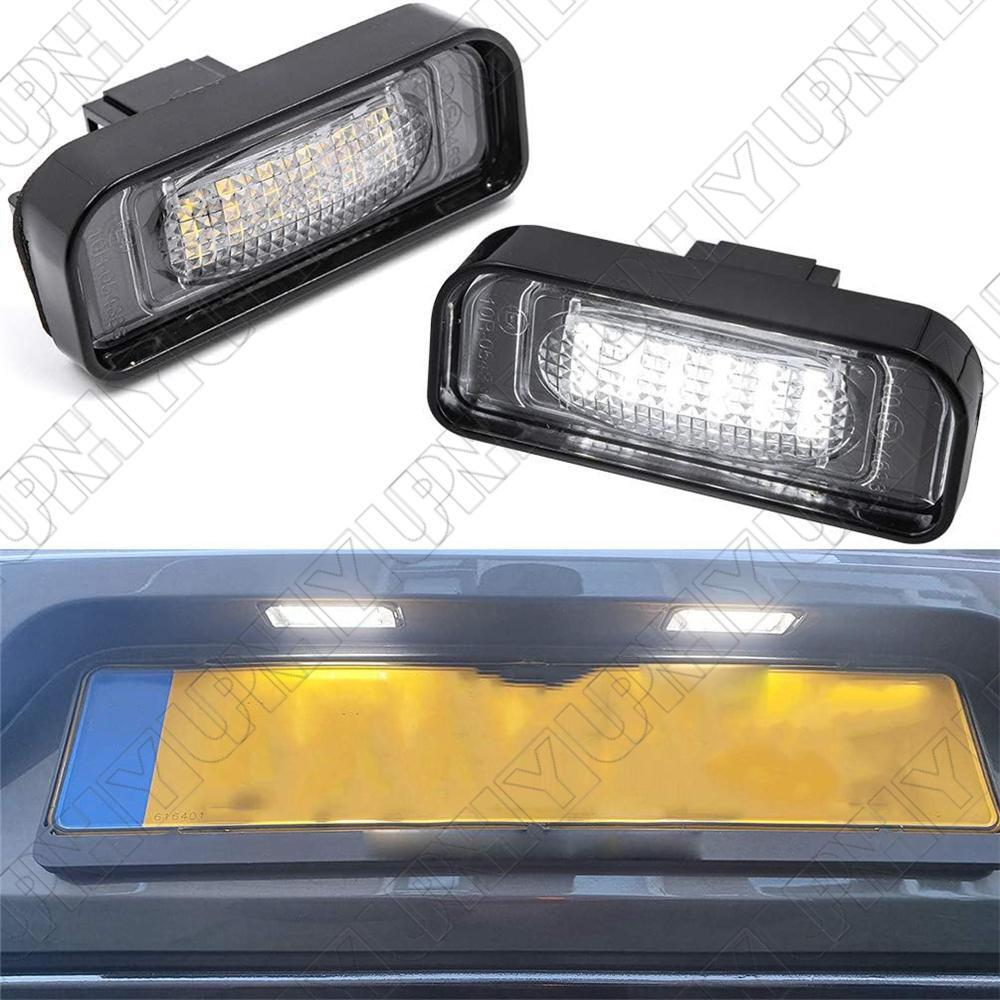 2Pcs LED Rear License Plate Light 2208200356 for Mercedes S-Class W220 2000-2006 Q