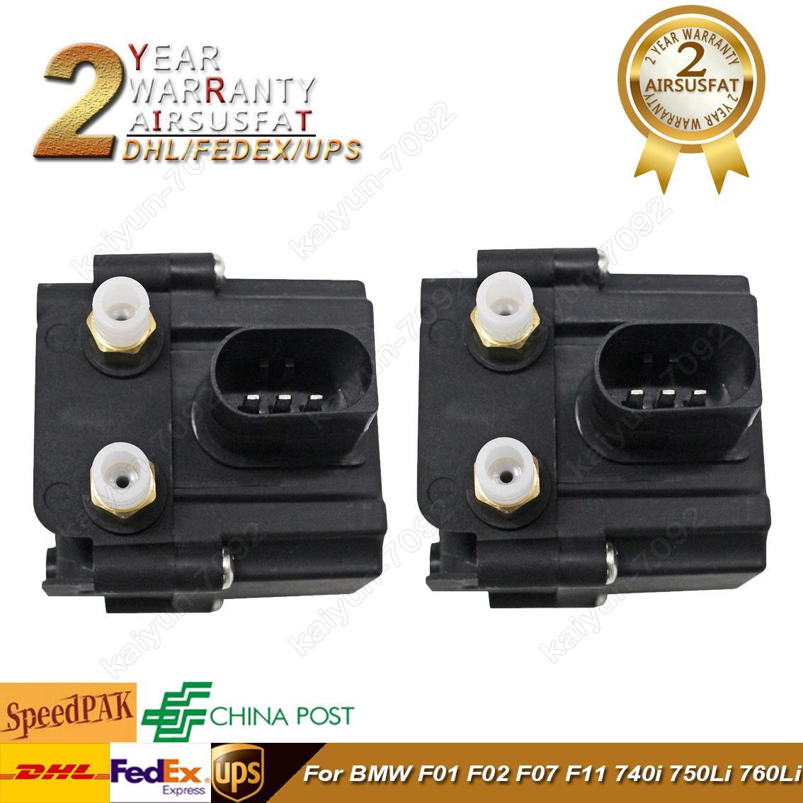 2X Air Solenoid Valve Block for BMW F01 F02 F07 F11 740i 750Li 760Li 4722555610
