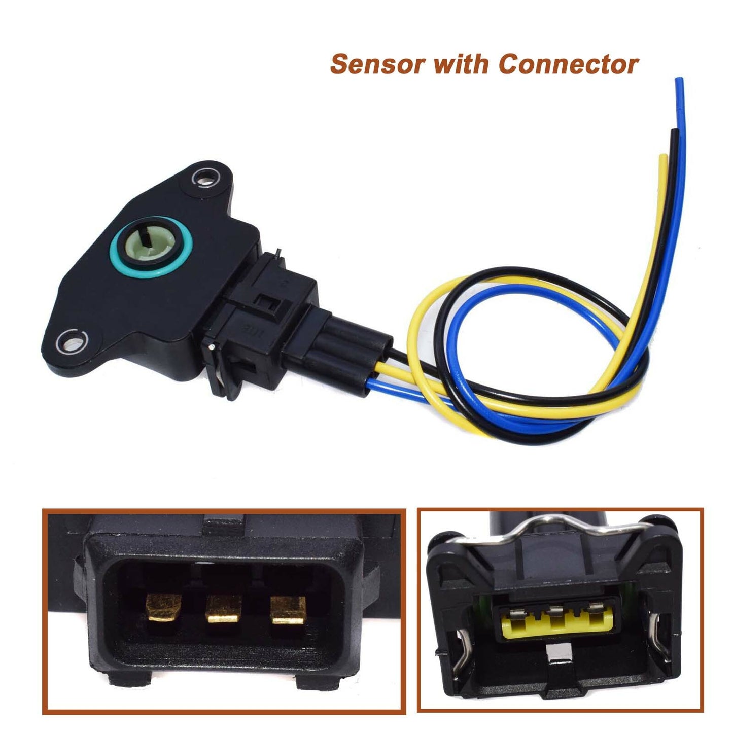 Throttle Position Sensor (TPS) with plug connector wire suitable for Kia , for Saab , and for Volvo 1336385- n