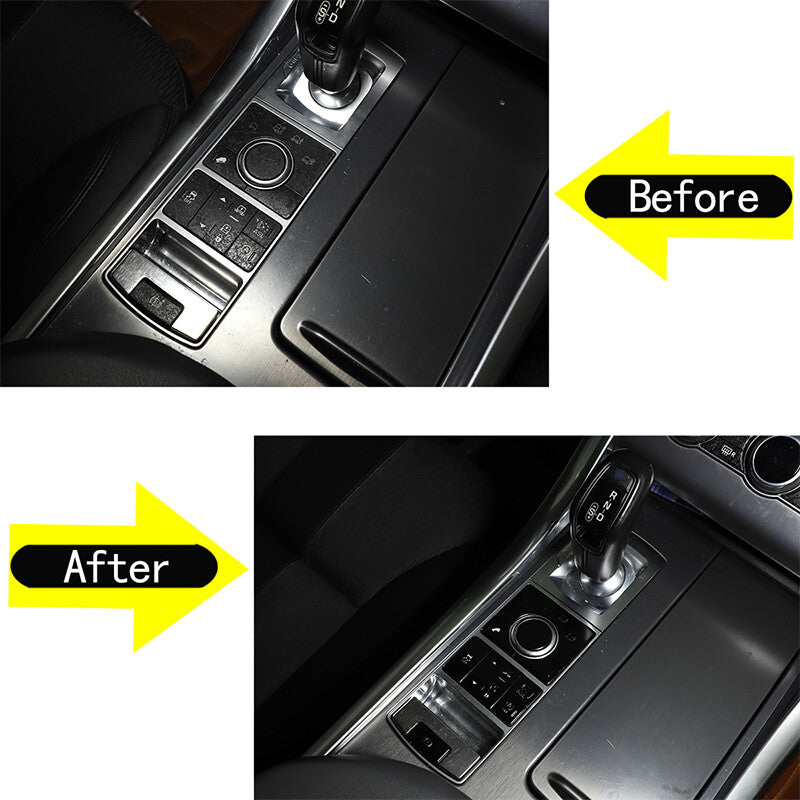 Black Terrain Mode Button Sticker Decoration for LR for Land Rover for Range Rover Sport 2014-2016 10 Pieces n