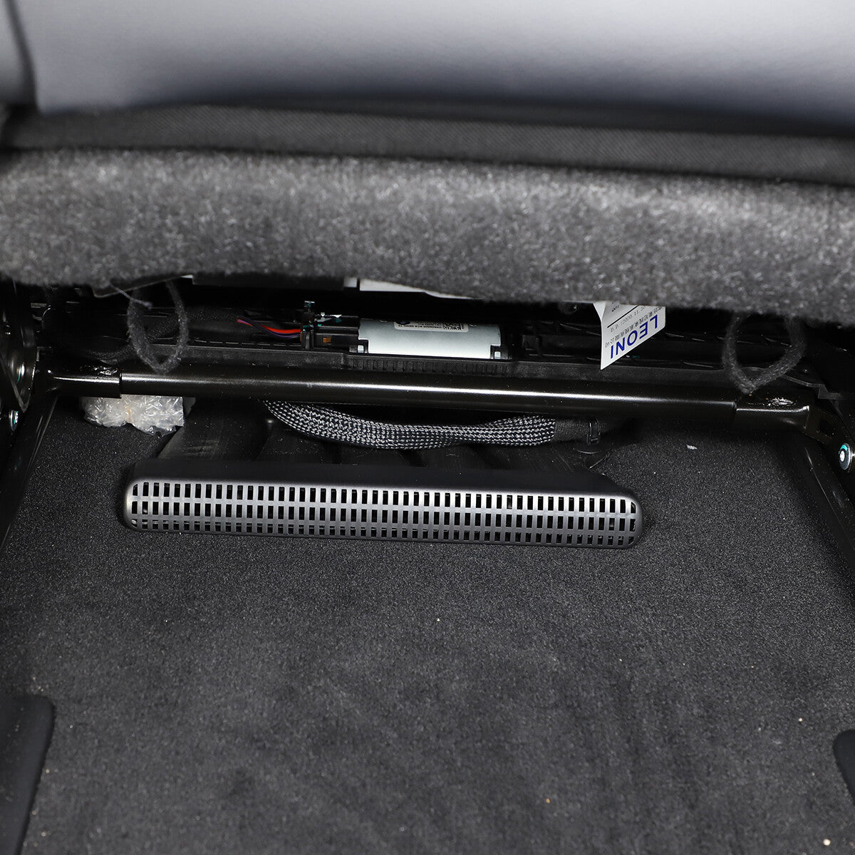 Under- for seat air socket cover for C-Class 2022 ABS Black - n