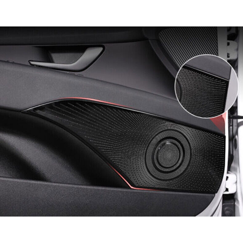 for Hyundai for Elantra 2021-2023 Black titanium Inner Door Speaker Cover Panel Trim