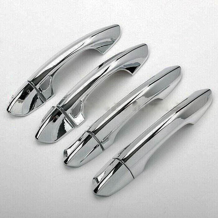 Chrome Door Handle Cover Trim Set Fit  for ford  Edge 2015-2024 Q