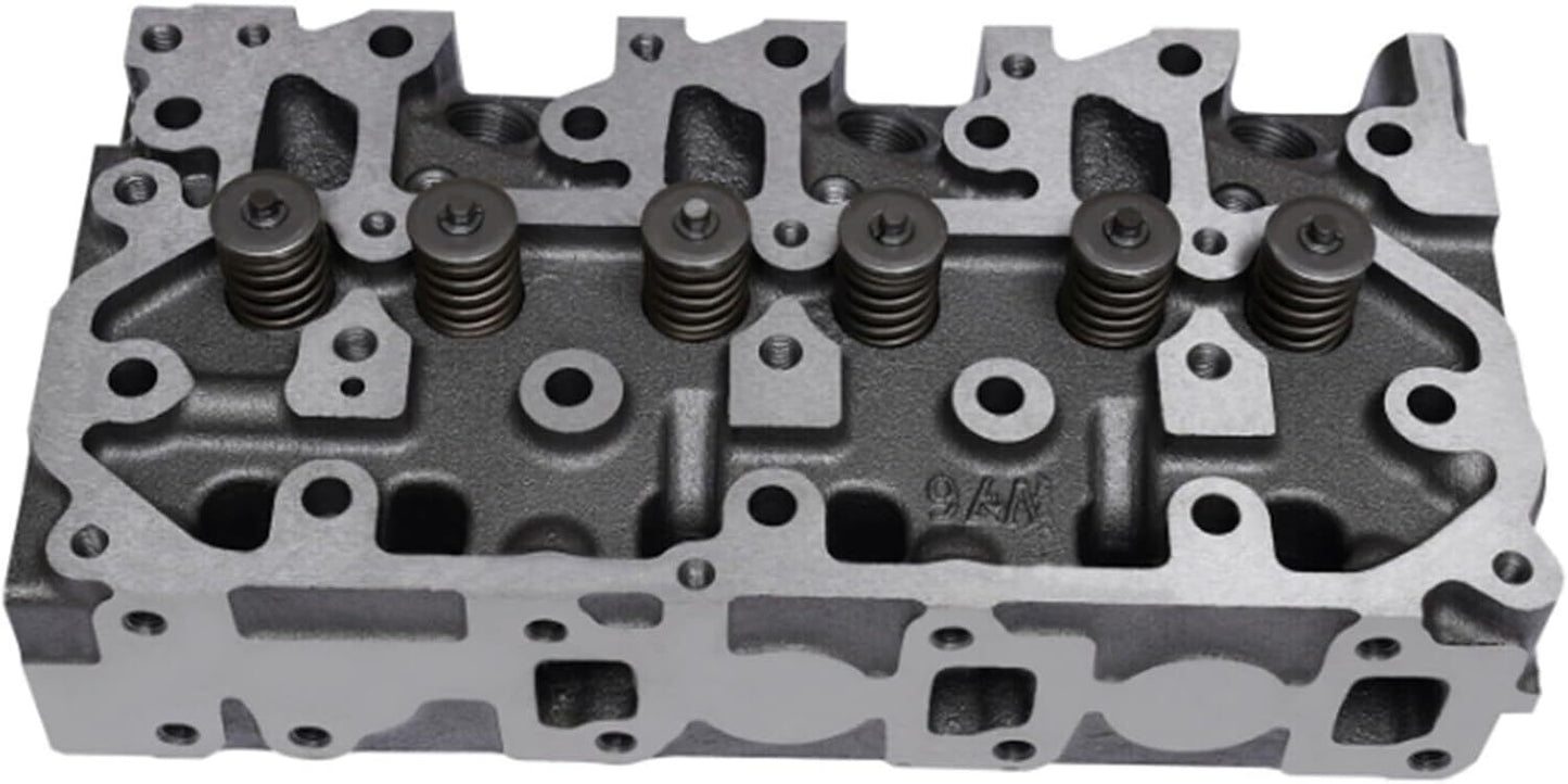 Complete Cylinder Head & Full Gasket Kit For Yanmar 3TNV70 3D70E Engine Q