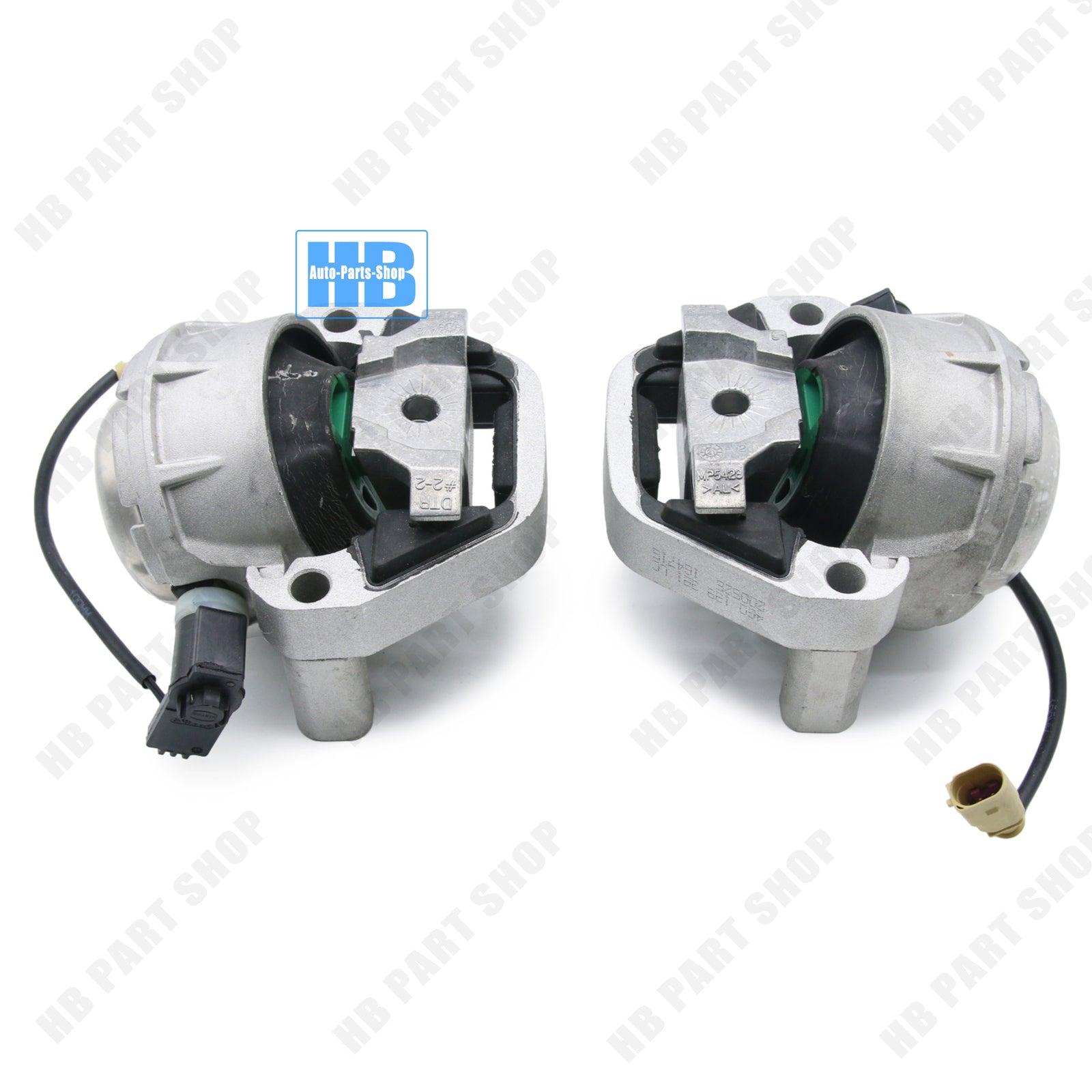 A pair of hydraulic engine mounts, one on each side, suitable for Audi for A8 4H D4 3.0 TFSI TDI