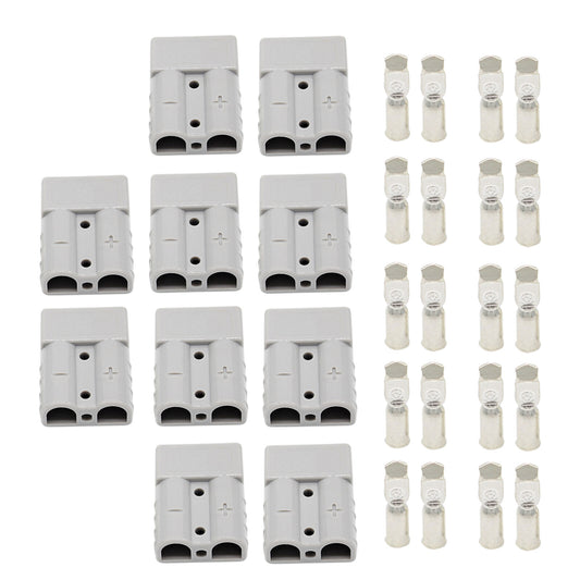 10Pcs For Anderson Style Plug Connectors DC Power Tool 50 AMP 12-24V 6AWG