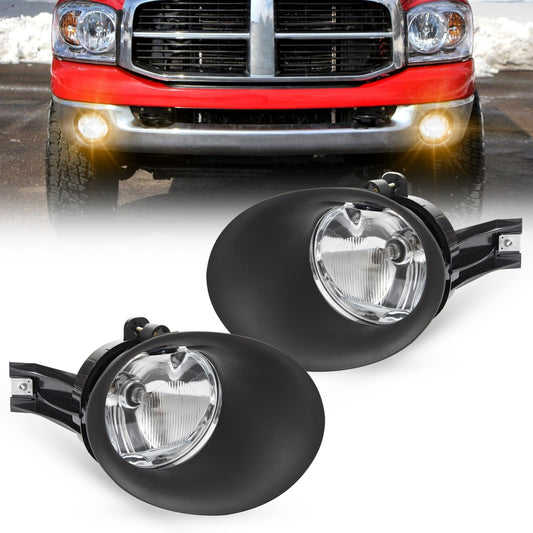 For 2002 - 2008 for Dodge for Ram 1500 03 - 09 2500 3500 Fog Light Bumper Driving Light - v