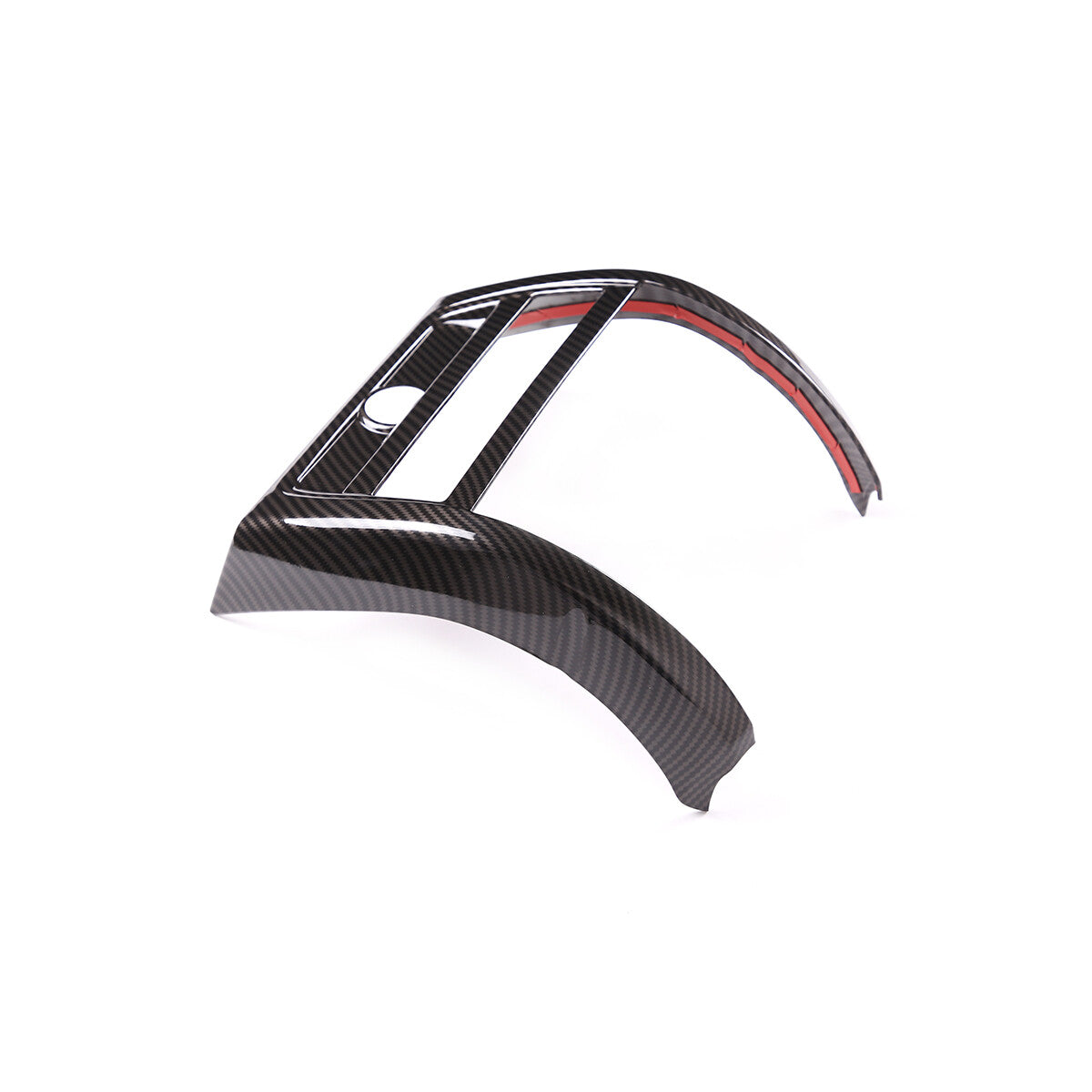 Smooth black outer mirror rain eyebrow frame decoration suitable for Hum mer H2 2003-2009 - v