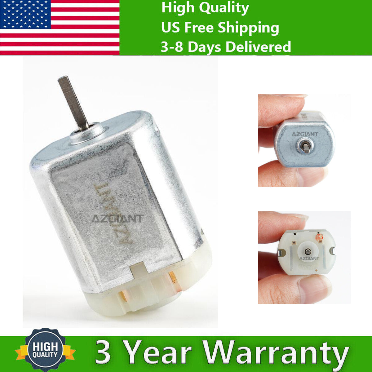 10mm FLAT D SHAFT FC-280PC-22125 Car Door Lock Motors New Repair For Mabuchi