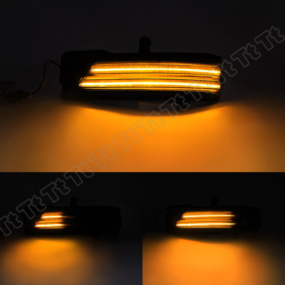 Suitable for 2019-2022 for RAM 1500 sequential LED side mirror lights, turn signal lights, smoke exhaust- v
