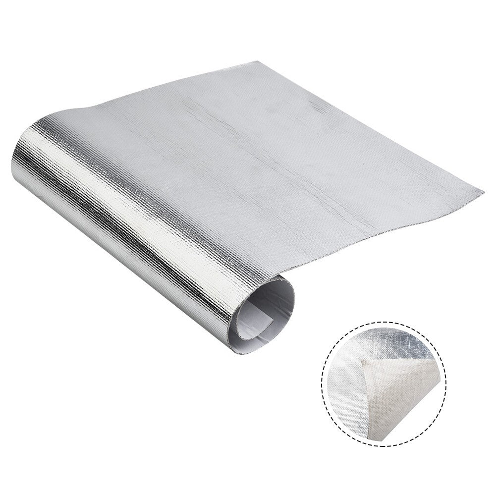 48*12IN Car Heat Shield Insulation Hood Sound Deadener Protective Film Mat v