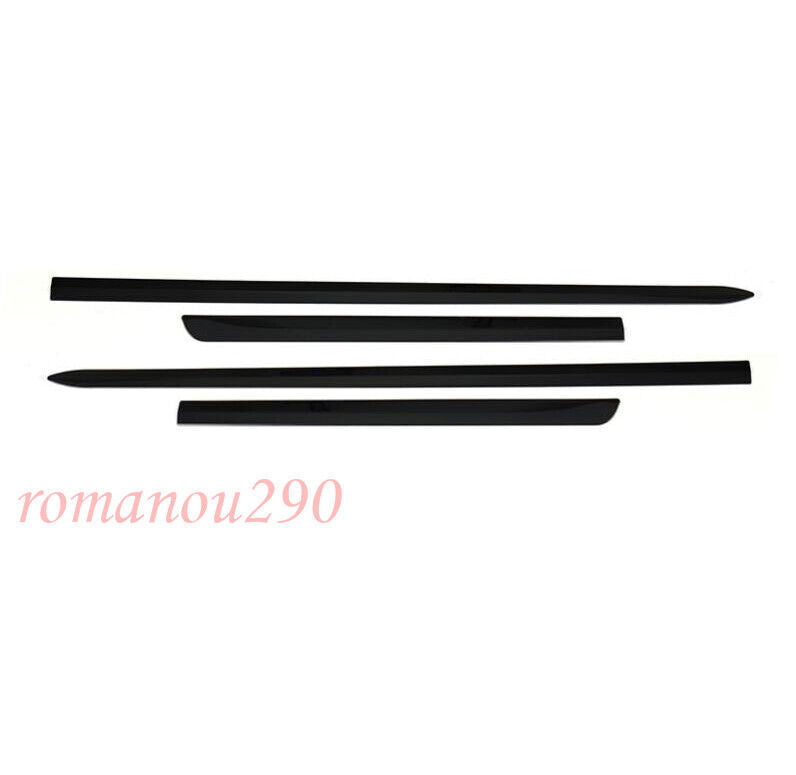 for Model Y 2020-2023 Black steel Side Door Body & Rear Trunk Cover Trim n