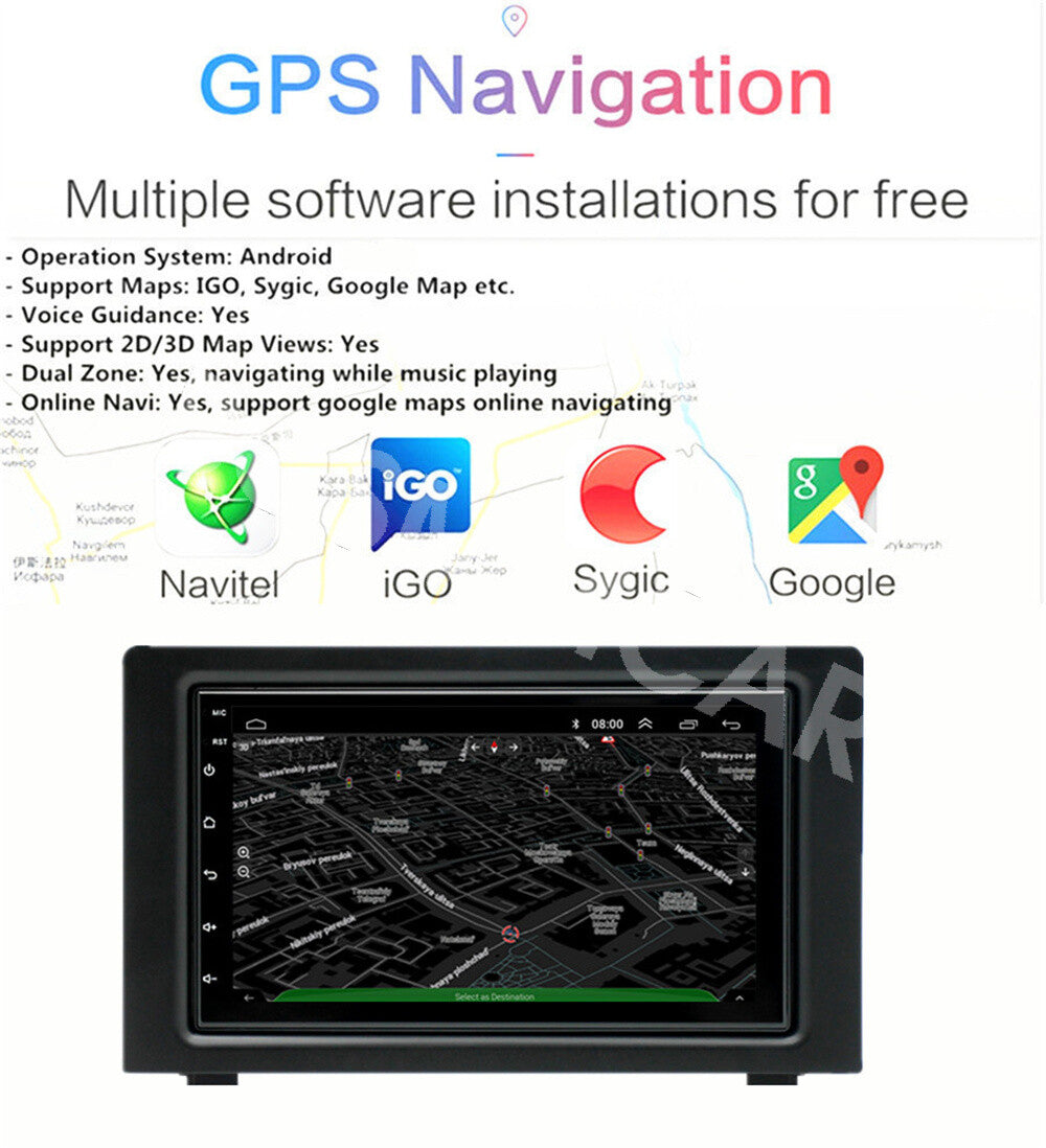 Fit for Saab 9-3 93 2007-2011 Car Radio Stereo Touch Screen GPS Navi Android 13