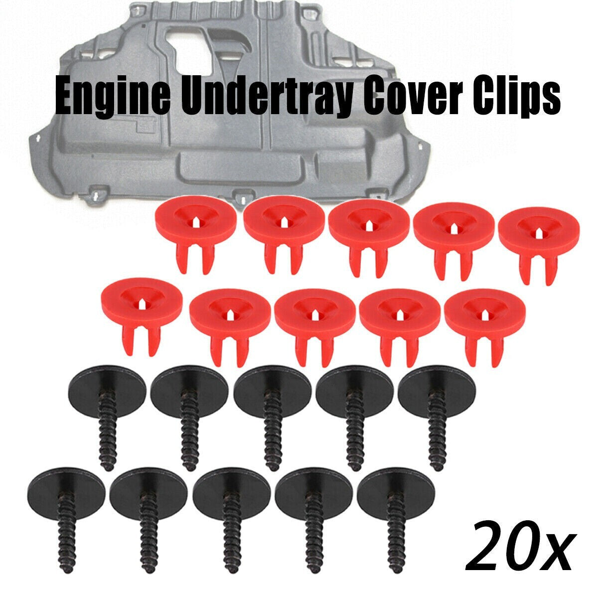 Clips Bottom Cover Fit 10mm X 8mm Holes Shield Guard New Parts