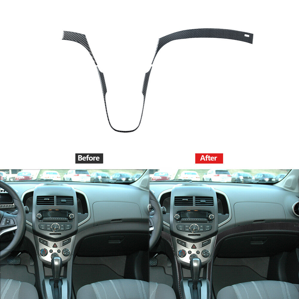 Carbon Fiber Rear Door Window Control Cover for Subaru Legacy Outback 2010-2014 v
