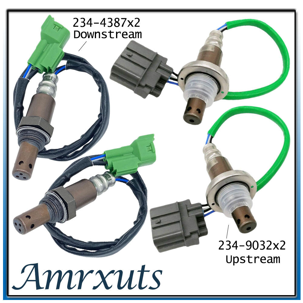 4-pack upstream + downstream oxygen Lambda sensors for 2006 for Suzuki Grand Vitara 2.7L- n