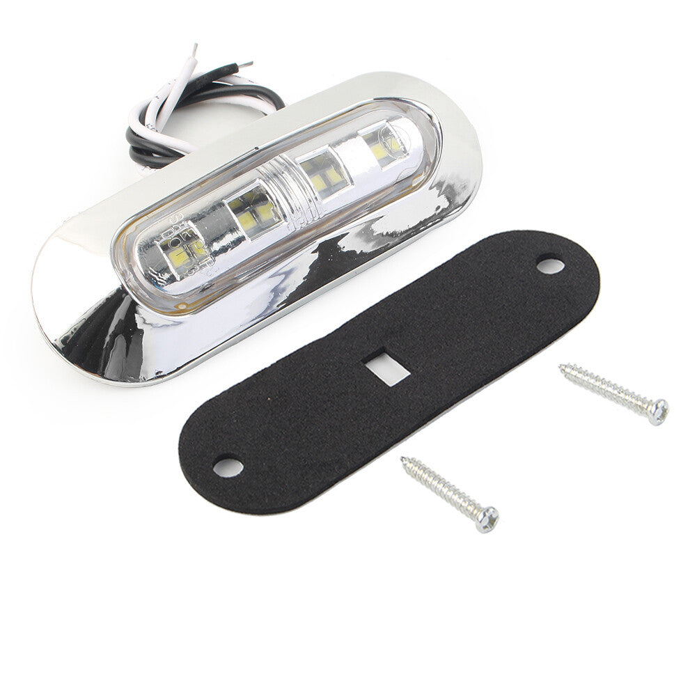 1pc 4 LED Side Clearance Marker Light For Car Truck Trailer Pickup 12V-24V