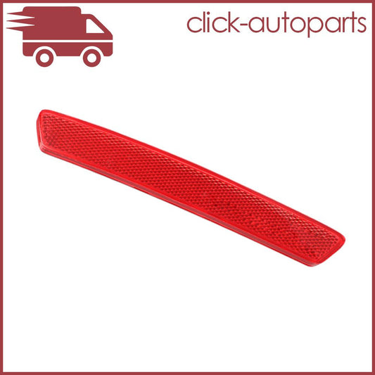 Left Driver Rear Bumper Reflector Light Reflex Tail Lamp Red for Ghibli Plastic Q