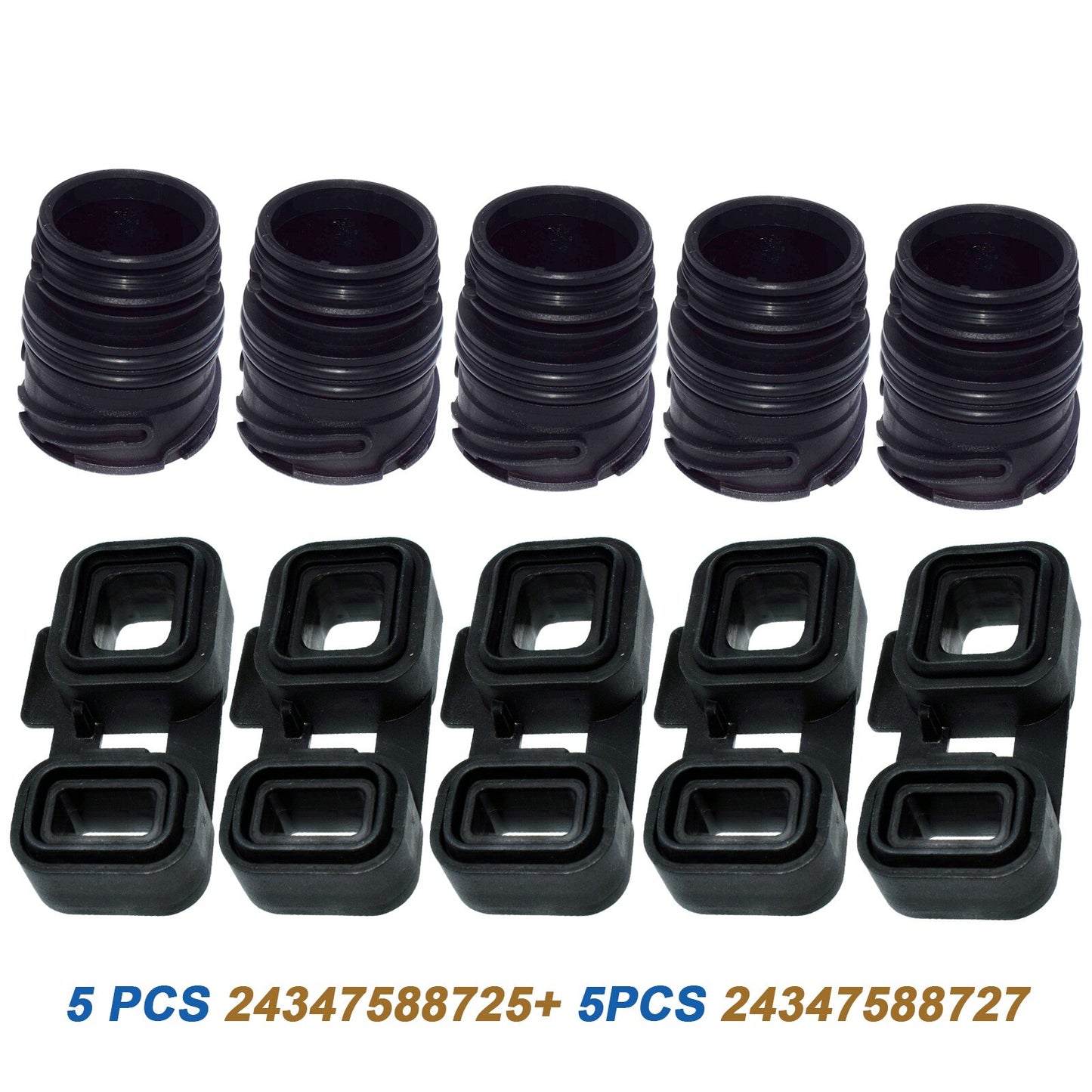10-piece pack of automatic transmission sealing sleeves + adapters for E90 E60 E65 24347571211- n