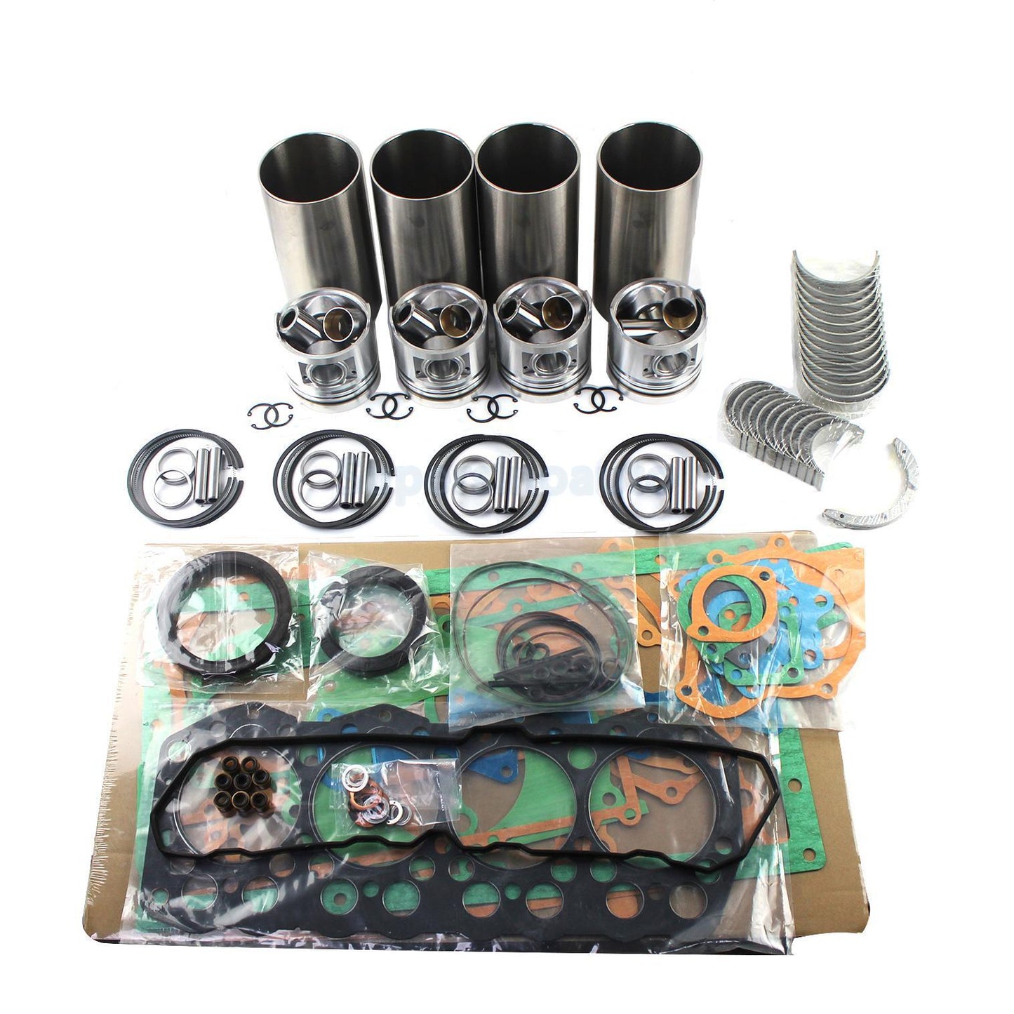 C3.4-T Engine Rebuild kit Overhaul Gasket Piston Bearings For CAT for Mitsubishi