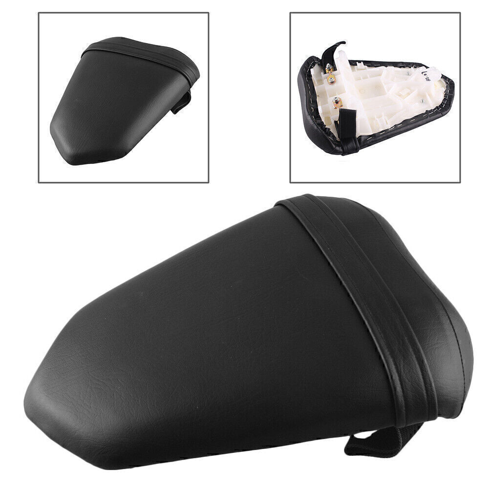 for Yamaha YZF R1 2007 2008 Black Rear Passenger for Seat Cushion Pillion Q