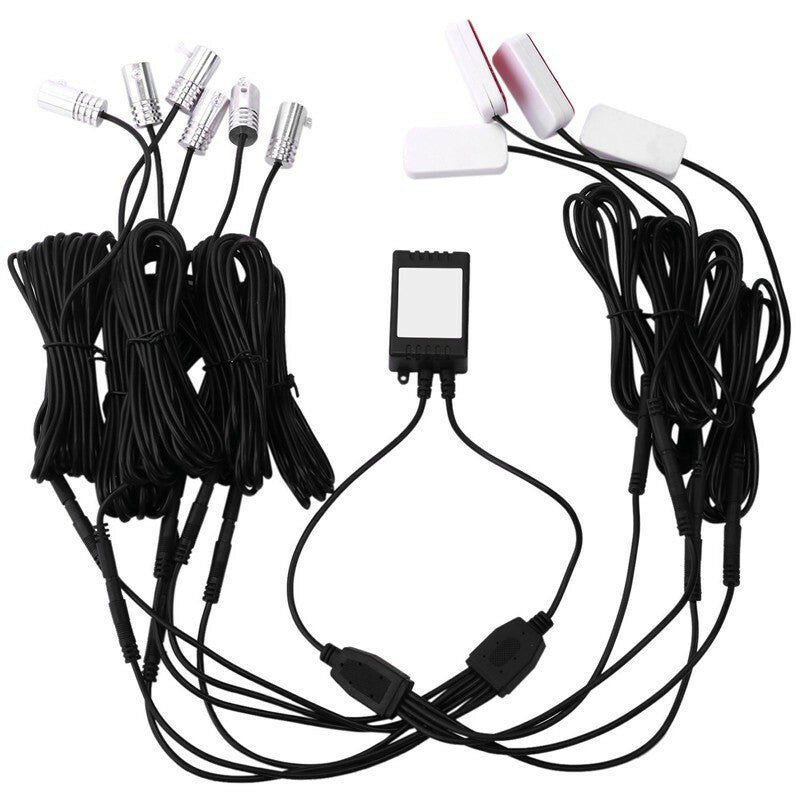Car RGB LED Atmosphere Light Interior Decoration Fiber Optic Strip Ambient Lamp