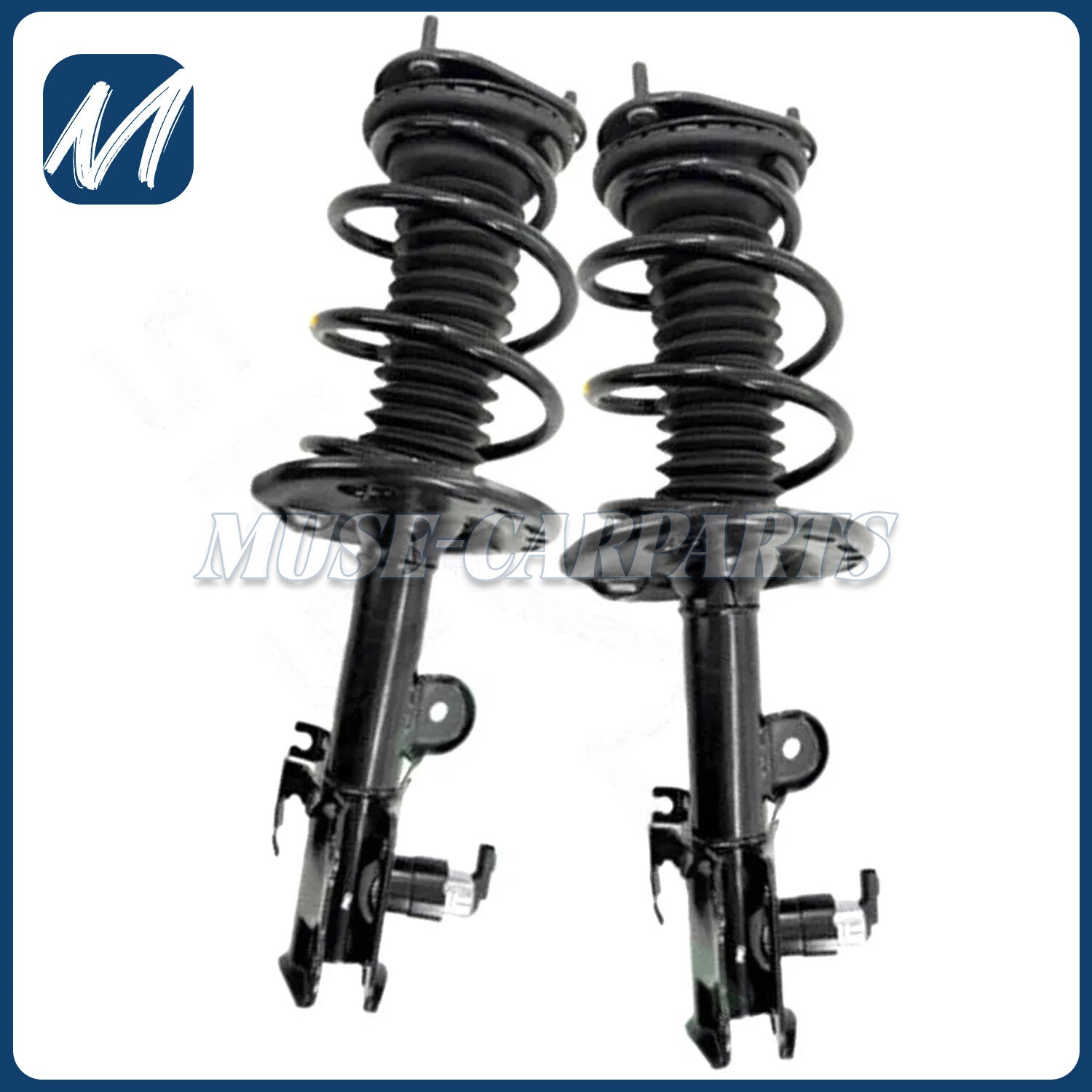 2-piece front shock absorber struts with EDC, suitable for BMW E65, E66, 750i, 760i, 750Li, 760Li. (01-08-)