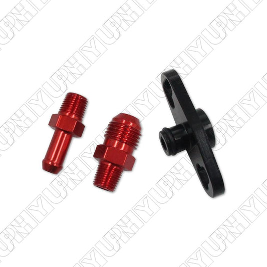 New Fuel Pressure Regulator Adapter Kit for Toyota for Nissan SR20DET 240SX 1/8NPT Q
