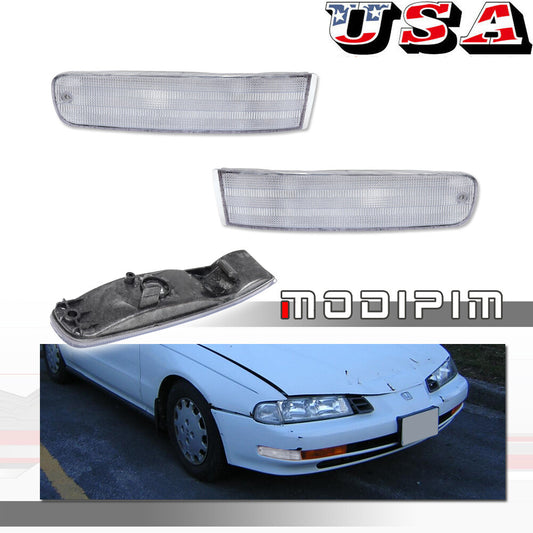 Clear crystal turn signal/corner light lens for for Honda Prelude 1992 93 94 95 1996- v