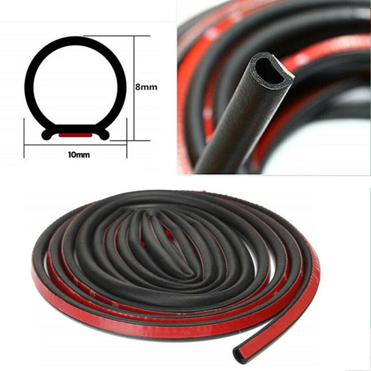 Universal Car Truck Motor Door Rubber Seal Strip Weatherstrip Small D-Shape Mat