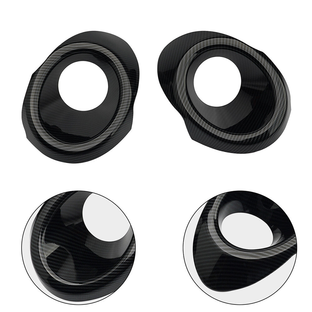 JERBOR ABS carbon fiber automotive front fog light trim covers for Subaru Crosstrek 2024