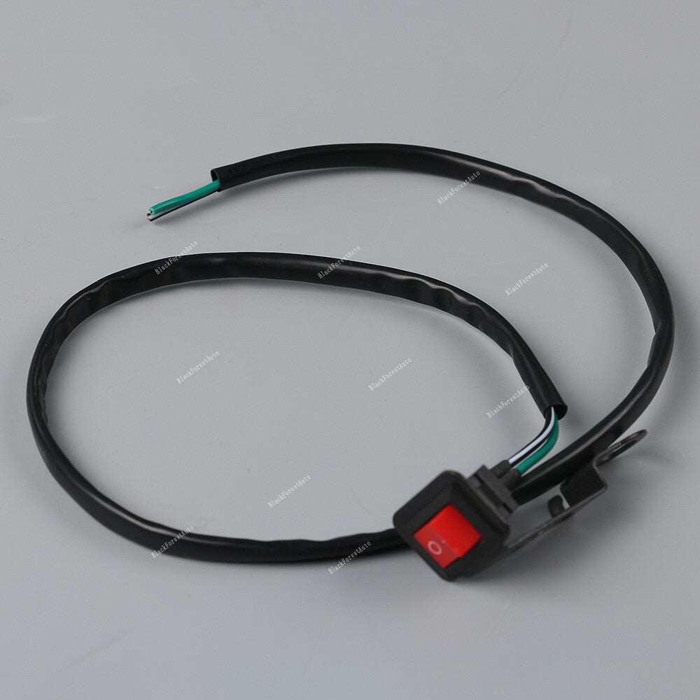 Headlight Handlebar Switch Motorcycle Waterproof On Off Button Switch DC12V~24V Q