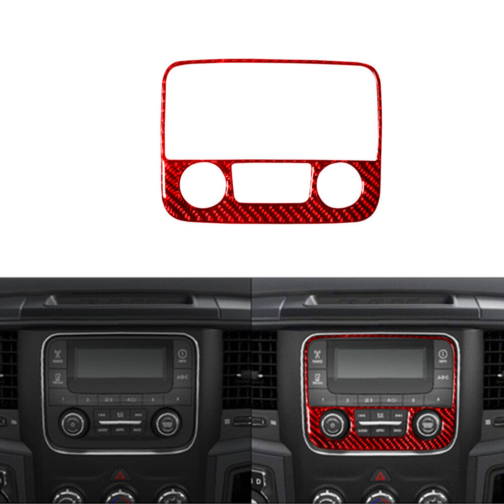 For Tacoma 2012-2015 Climate Control Lower Trim Cover Decor Carbon Fiber v