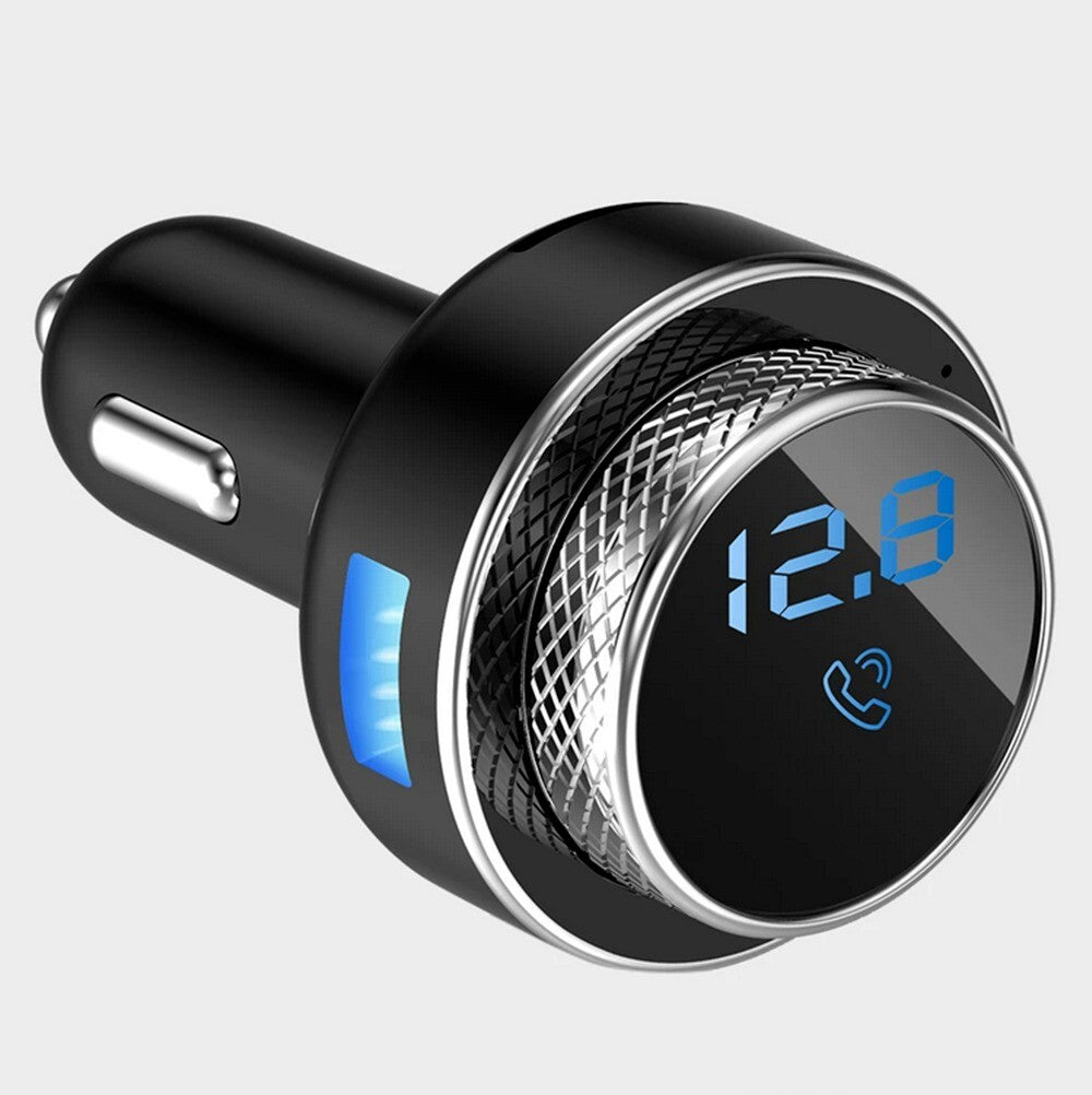 Car Adapter Cigarette Lighter Dual-USB Wireless Charger Bluetooth/FM Transmitter n