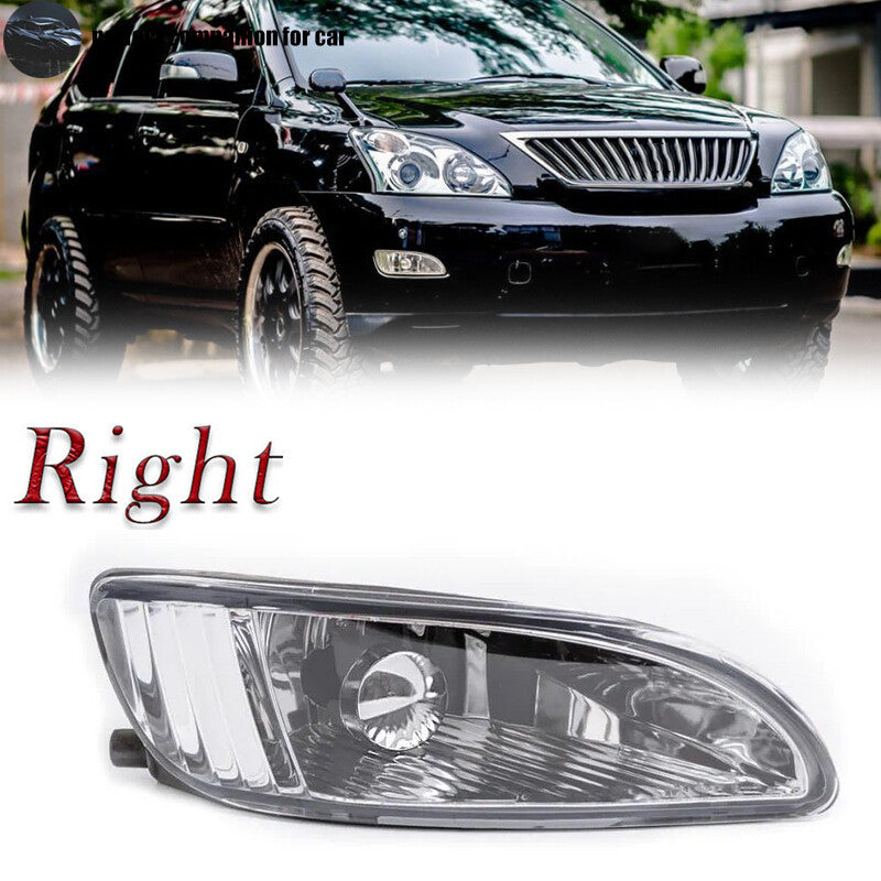 For 2004-2009 for Lexus RX300 RX330 RX350 Left Side Clear Front Bumper Fog Lights