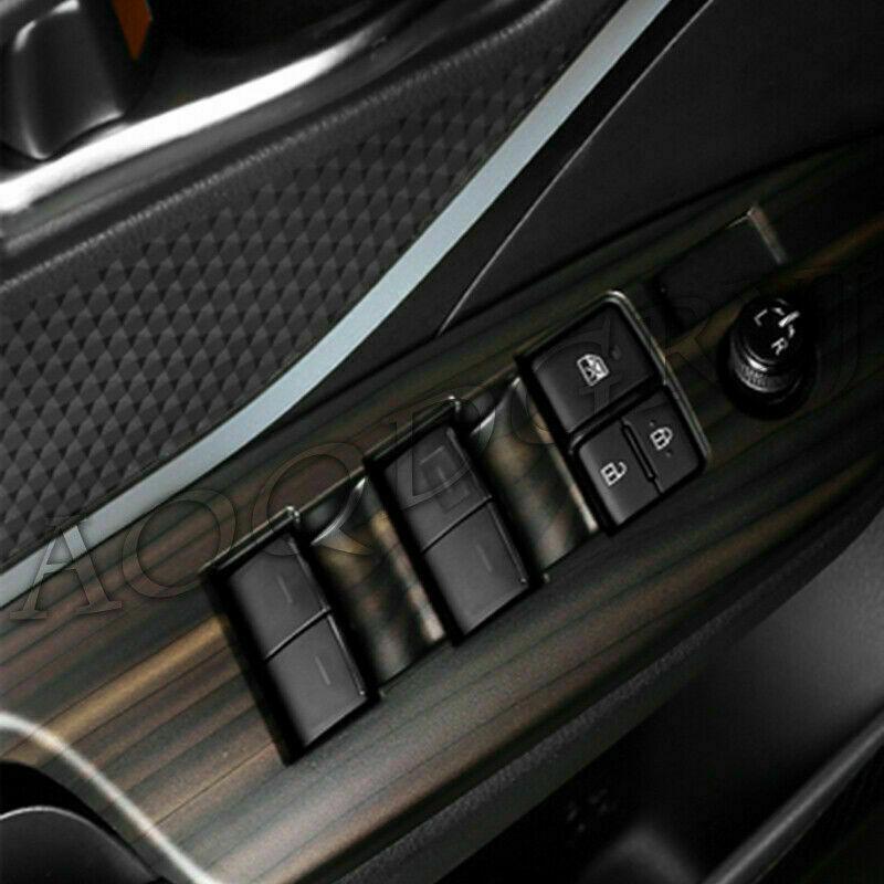 Matte Wood grain Car Interior window switch panel Trim for Toyota C-HR 2018-2021