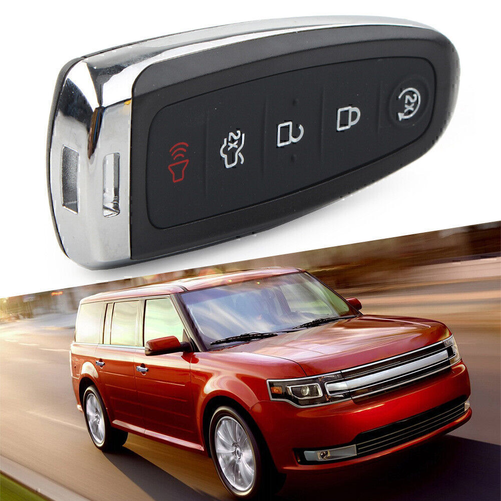 for Smart Remote Key Fob Shell Case Folding Flip Replace  for ford  Flex 2013 - 2019 Q