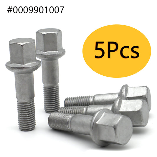 5Pcs Car M12X1.5 Wheel Bolts Car Lug Nuts 60MM Parts for Mercedes-Benz R129 R170 Q