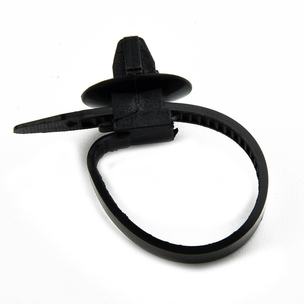50 X Nylon Cable Tie Fastener Clips Car Loom Hose Clamp Fastening Zip Strap CYX