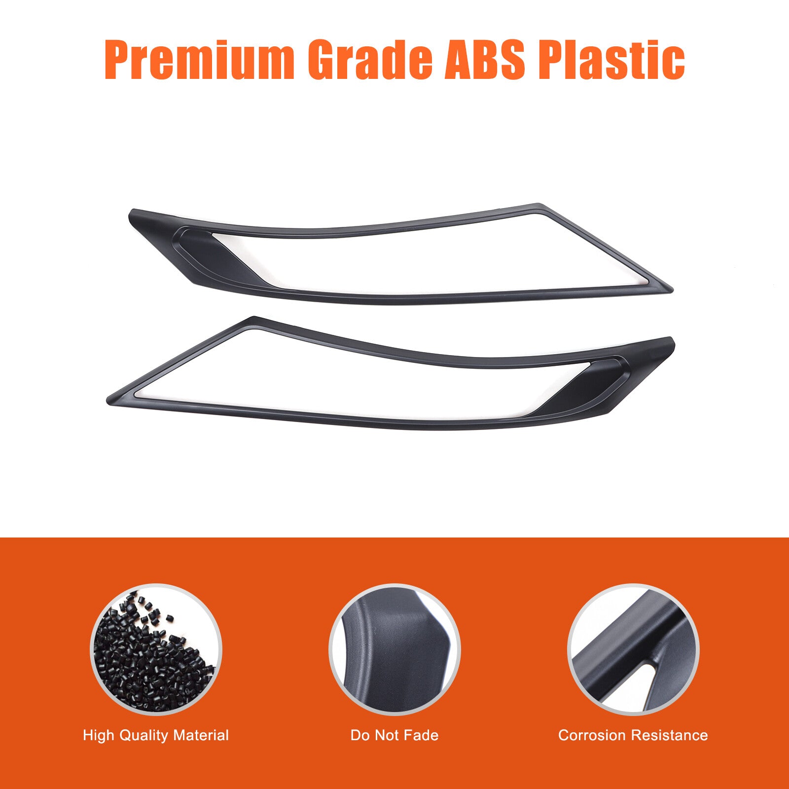 Matte black headlight cover for L200 Triton MR 2019 - 2023 n