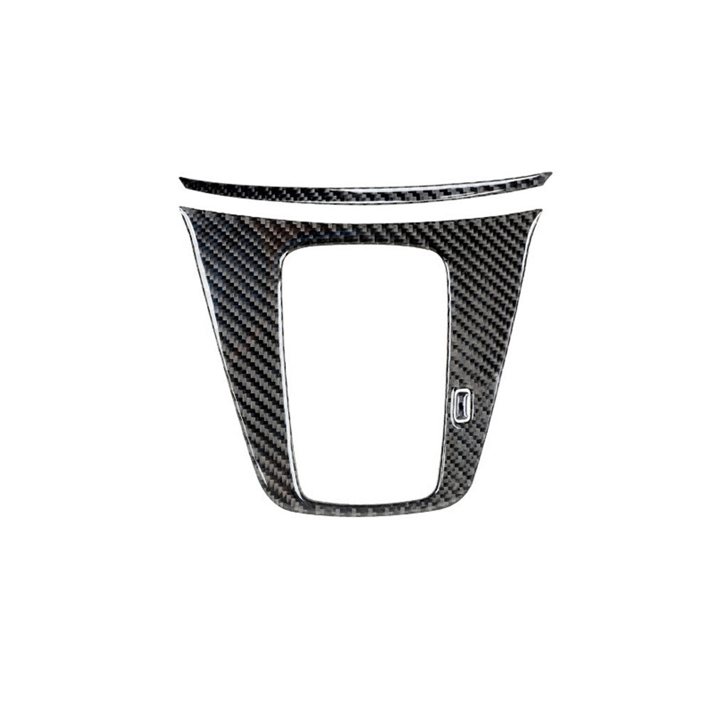 Red Carbon Fiber Central Console Ashtray Cover Trim for Hyundai Azera 2006-2011 v